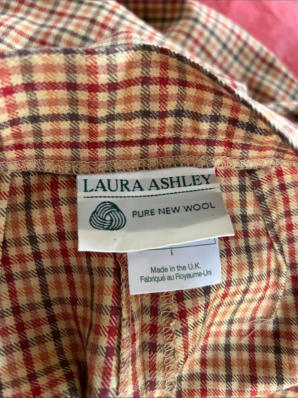 Laura Ashley Floral Knit Sweater & Plaid Pants - Picture 12 of 13